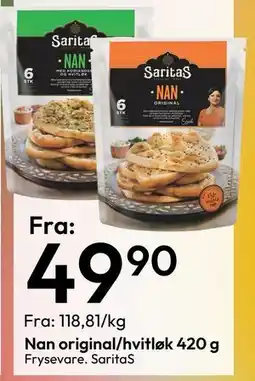 Gigaboks Nan original/hvitløk 420 g tilbud