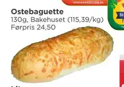 Meny Ostebaguette, NOK 15 tilbud