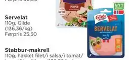 Meny Servelat, NOK 15 tilbud