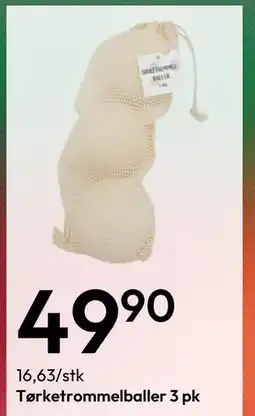 Gigaboks Tørketrommelballer 3 pk., NOK 49.9 tilbud