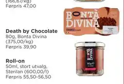Meny Death by Chocolate, NOK 30 tilbud
