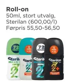 Meny Roll-on, NOK 30 tilbud