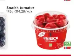 Meny Snækk tomater, NOK 20 tilbud