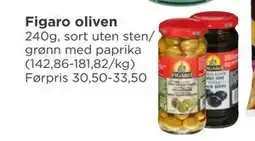 Meny Figaro oliven, NOK 20 tilbud