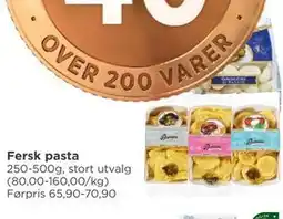 Meny Fersk pasta, NOK 40 tilbud
