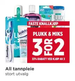Meny All tannpleie tilbud