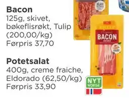 Meny Bacon, NOK 25 tilbud