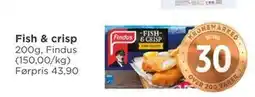 Meny Fish & crisp, NOK 30 tilbud