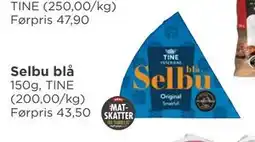 Meny Selbu blå, NOK 30 tilbud