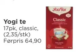 Meny Yogi te, NOK 40 tilbud