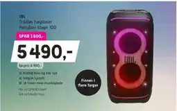 ELON JBL Trådløs høyttaler Partybox Stage 320, NOK 5490 tilbud