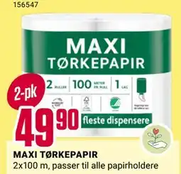 Europris MAXI TØRKEPAPIR, NOK 49.9 tilbud