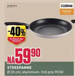Europris STEKEPANNE, NOK 59.9 tilbud
