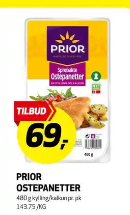 Bunnpris PRIOR OSTEPANETTER, NOK 69 tilbud