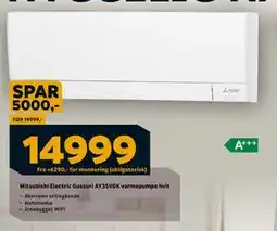 Megaflis Mitsubishi Electric Gussuri AY35VGK varmepumpe hvit, NOK 14999 tilbud