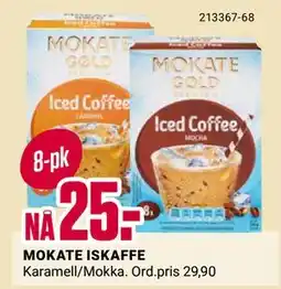Europris MOKATE ISKAFFE, NOK 25 tilbud