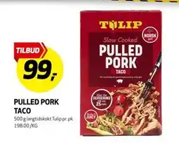 Bunnpris Pulled Pork Taco, NOK 99 tilbud