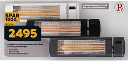 Megaflis Provida Ultron Plus terrassevarmer 1750W sort/hvit/antrasittgrå, NOK 2495 tilbud
