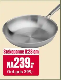 Europris Stekepanne Ø:28 cm, NOK 239 tilbud