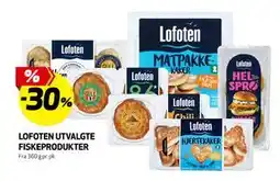 Bunnpris LOFOTEN UTVALGTE FISKEPRODUKTER tilbud