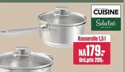 Europris Kasserolle 1,5 l, NOK 179 tilbud