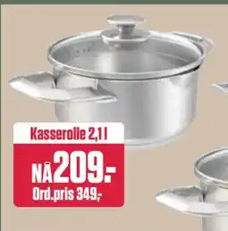 Europris Kasserolle 2,1 l, NOK 209 tilbud
