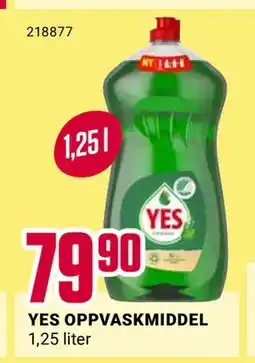 Europris YES OPPVASKMIDDEL, NOK 79.9 tilbud