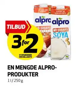 Bunnpris En mengde Alpro produkter tilbud
