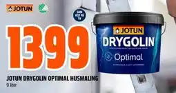 Obs Bygg JOTUN DRYGOLIN OPTIMAL HUSMALING, NOK 1399 tilbud