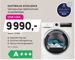 ELON Varmepumpe tørketrommel XLND65835NN, NOK 9990 tilbud