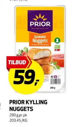 Bunnpris PRIOR KYLLING NUGGETS, NOK 59 tilbud