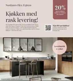 ELON 20% rabatt ved kjøp av kjøkken fra Nordanro Flex Express tilbud