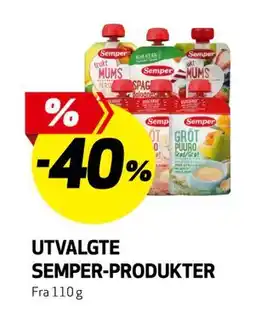Bunnpris UTVALGTE SEMPER-PRODUKTER tilbud