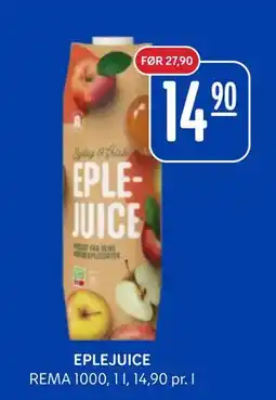 Rema 1000 EPLEJUICE, NOK 14.9 tilbud