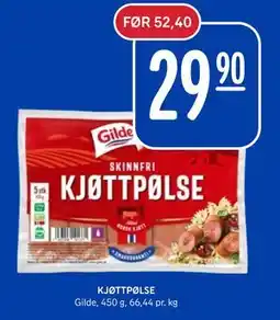 Rema 1000 KJØTTPØLSE, NOK 29.9 tilbud