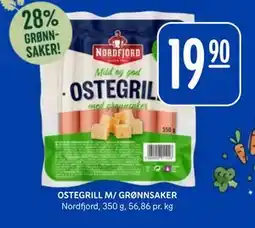 Rema 1000 OSTEGRILL M/ GRØNNSAKER, NOK 19.9 tilbud