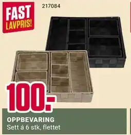 Europris OPPBEVARING, NOK 100 tilbud