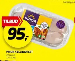 Bunnpris PRIOR KYLLINGFILET, NOK 95 tilbud