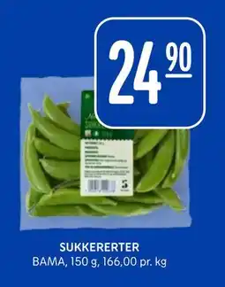 Rema 1000 SUKKERERTER, NOK 24.9 tilbud