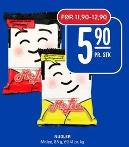 Rema 1000 NUDLER, NOK 5.9 tilbud