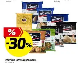 Bunnpris ET UTVALG HATTING-PRODUKTER tilbud
