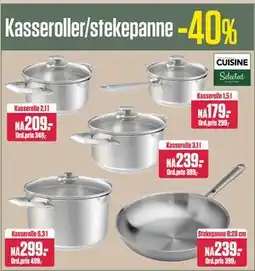 Europris Kasseroller/stekepanne tilbud