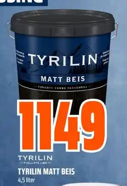 Obs Bygg TYRILIN MATT BEIS, NOK 1149 tilbud