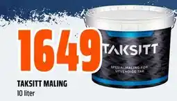 Obs Bygg TAKSITT MALING, NOK 1649 tilbud