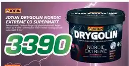 Coop Byggmix JOTUN DRYGOLIN NORDIC EXTREME 03 SUPERMATT, NOK 3390 tilbud