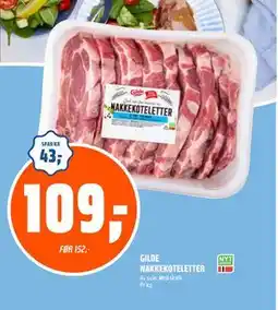 Coop Obs GILDE NAKKEKOTELETTER, NOK 109 tilbud