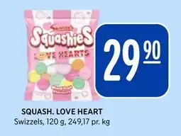 Rema 1000 SQUASH. LOVE HEART, NOK 29.9 tilbud