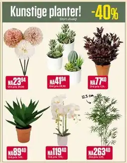 Europris Kunstige planter! tilbud