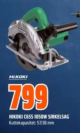 Obs Bygg HIKOKI C6SS 1050W SIRKELSAG, NOK 799 tilbud