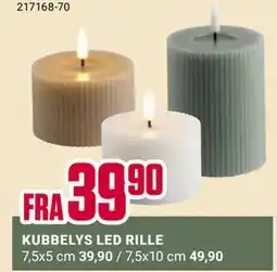 Europris KUBBELYS LED RILLE tilbud